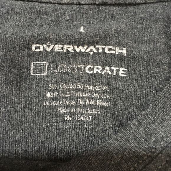 Lootcrate Overwatch Rampage Graphic Print Tee - Gray - Large - Picture 6 of 6